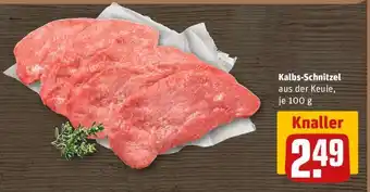 REWE Kalbs- schnitzel Angebot