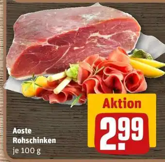 REWE Aoste Rohschinken Angebot