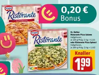 REWE Dr. Oetker Ristorante Pizza Salame Angebot