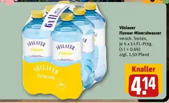REWE Vöslauer Flavour Mineralwasser Angebot