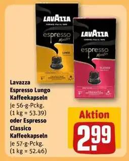 REWE Lavazza Espresso Lungo Kaffeekapseln oder Espresso Classico Kaffeekapseln Angebot