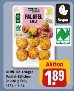 REWE REWE Bio + vegan Falafel Bällchen Angebot