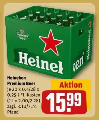 REWE Heineken Premium Beer Angebot