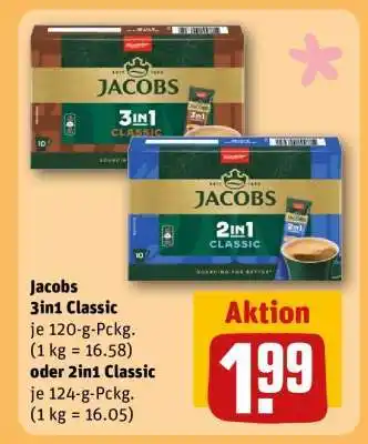 REWE Jacobs 3in1 Classic oder 2in1 Classic Angebot