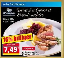 Norma Deutsches Gourmet Entenbrustfilet Angebot