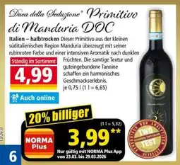Norma Duca della Seduzione Primitivo di Manduria DOC Angebot