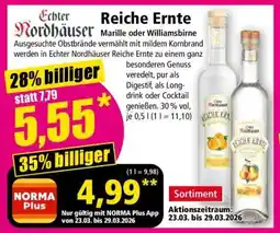 Norma Reiche Ernte Angebot