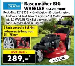 Norma Rasenmäher BIG WHEELER 554.2 R TRIKE Angebot