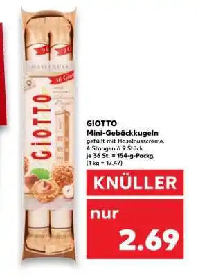 Kaufland GIOTTO Mini-Gebäckkugeln Angebot