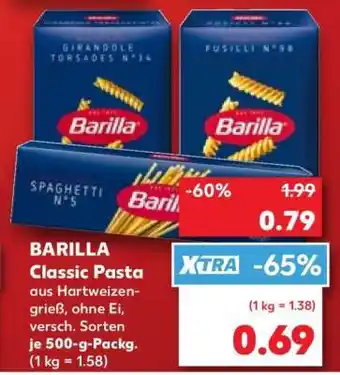Kaufland BARILLA Classic Pasta Angebot