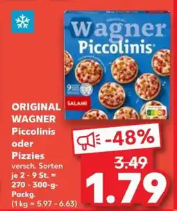 Kaufland ORIGINAL WAGNER Piccolinis oder Pizzies Angebot