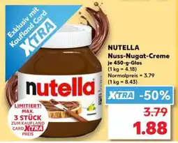 Kaufland Nutella Nuss-Nugat-Creme Angebot