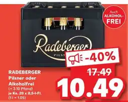 Kaufland RADEBERGER Pilsner oder Alkoholfrei Angebot