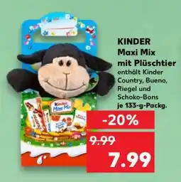 Kaufland Kinder Maxi-Mix mit Plüschtier Angebot