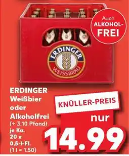 Kaufland ERDINGER Weißbier oder Alkoholfrei Angebot