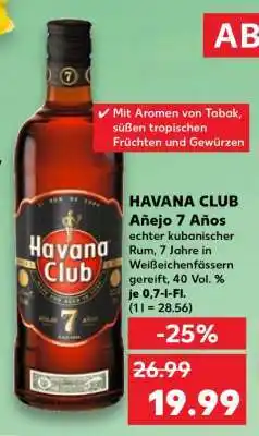 Kaufland HAVANA CLUB Añejo 7 Años Angebot