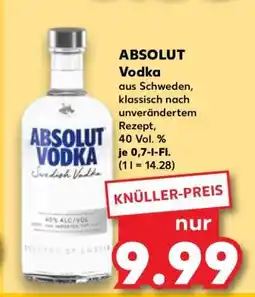 Kaufland Absolut Vodka Angebot