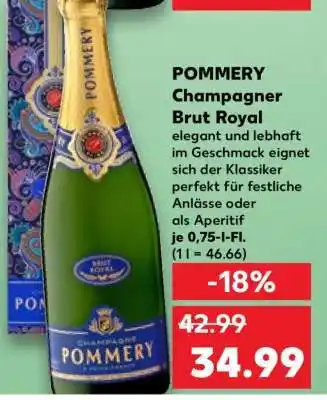Kaufland POMMERY Champagner Brut Royal Angebot