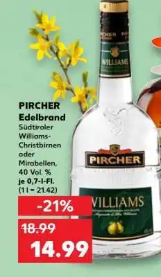 Kaufland Pircher Edelbrand Angebot
