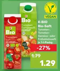 Kaufland K-BIO Bio-Saft Angebot