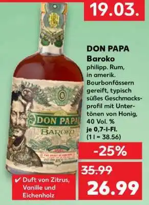 Kaufland Don Papa Baroko Angebot