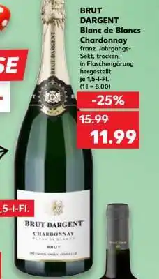 Kaufland BRUT DARGENT Blanc de Blancs Chardonnay Angebot