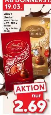 Kaufland Lindt Lindor Angebot
