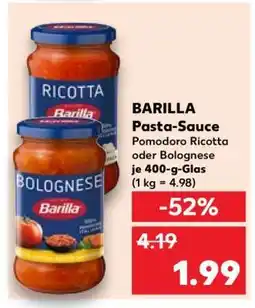 Kaufland Barilla Pasta Sauce Angebot