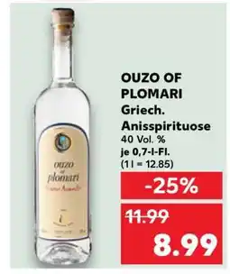 Kaufland OUZO of Plomari Angebot