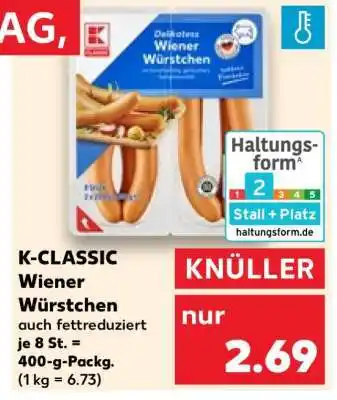 Kaufland K-CLASSIC Wiener Würstchen Angebot