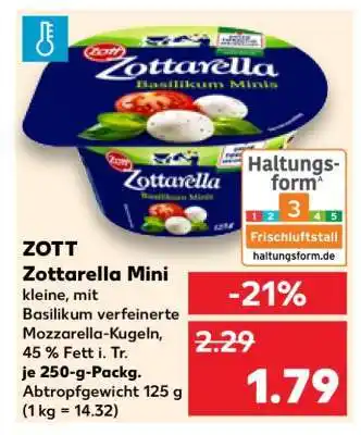 Kaufland ZOTT Zottarella Mini Angebot