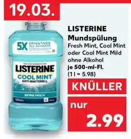 Kaufland LISTERINE Mundspülung Angebot