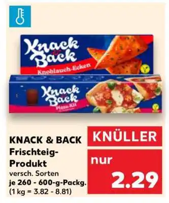Kaufland KNACK & BACK Frischteig-Produkt Angebot