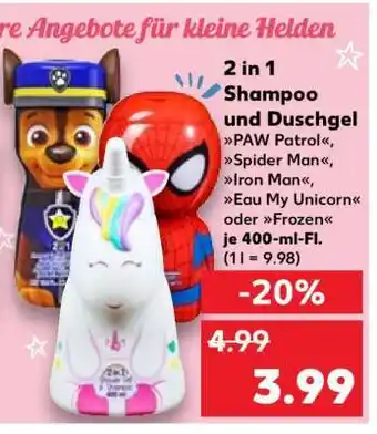 Kaufland 2 in 1 Shampoo und Duschgel Angebot