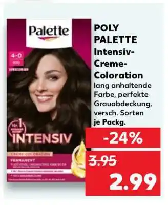 Kaufland POLY PALETTE Intensiv- Creme-Coloration Angebot