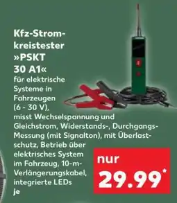 Kaufland Kfz-Stromkreistester PSKT 30 A1 Angebot
