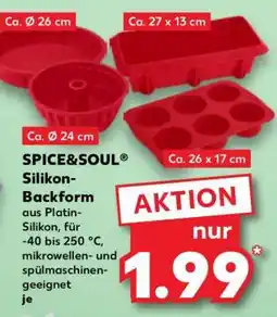 Kaufland SPICE&SOUL Silikon-Backform Angebot