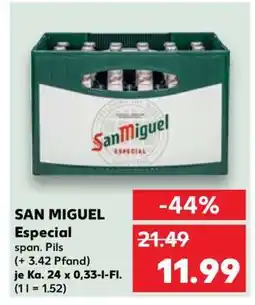 Kaufland San Miguel Especial Angebot