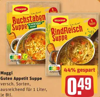 REWE Maggi Guten Appetit Suppe Angebot