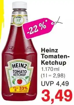 Wiglo Wunderland Heinz Tomaten Ketchup Angebot