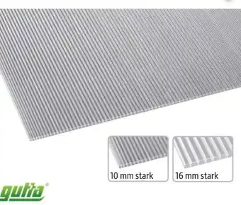 Hagebau Gutta Polycarbonat Hohlkammerplatte Angebot