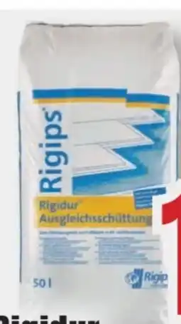 B1 Discount Baumarkt Rigips Rigidur Ausgleichsschüttung Angebot
