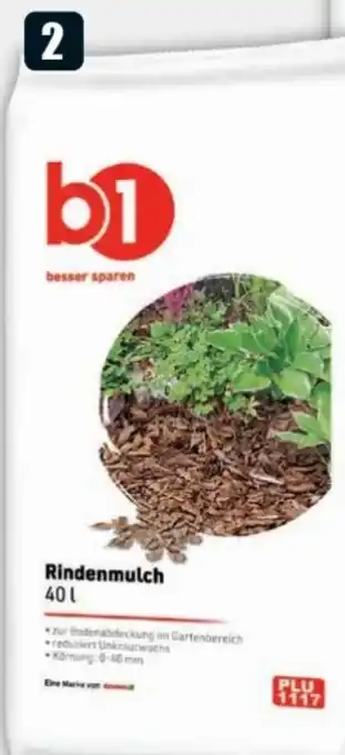 B1 Discount Baumarkt B1 Rindenmulch Angebot