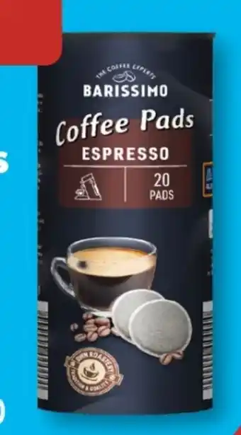 Aldi Süd Barissimo Kaffeepads Espresso Angebot