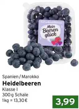 CAP Markt Spanien/Marokko Heidelbeeren Angebot