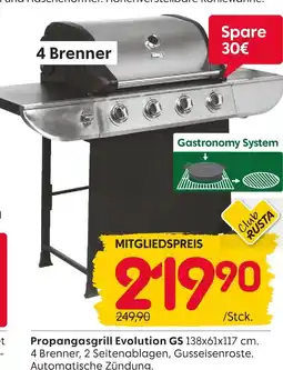 Rusta Propangasgrill evolution gs Angebot