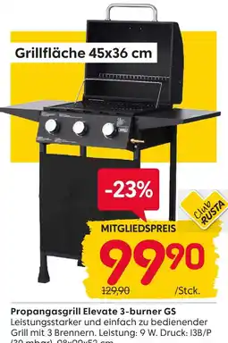 Rusta Propangasgrill elevate 3-burner gs Angebot