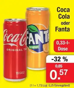 Zimmermann Coca cola coca cola oder fanta Angebot