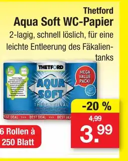 Zimmermann Thetford aqua soft wc-papier Angebot