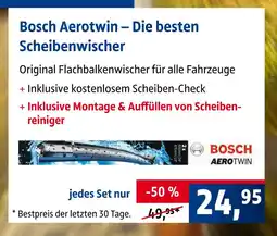 AUTO plus Bosch aerotwin scheibenwischer Angebot